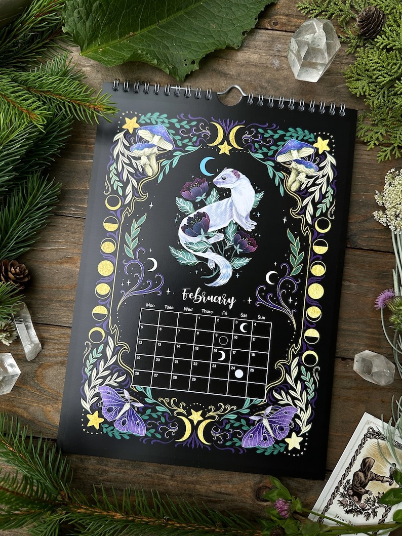 🗓️DARK MOON CALENDAR 2024