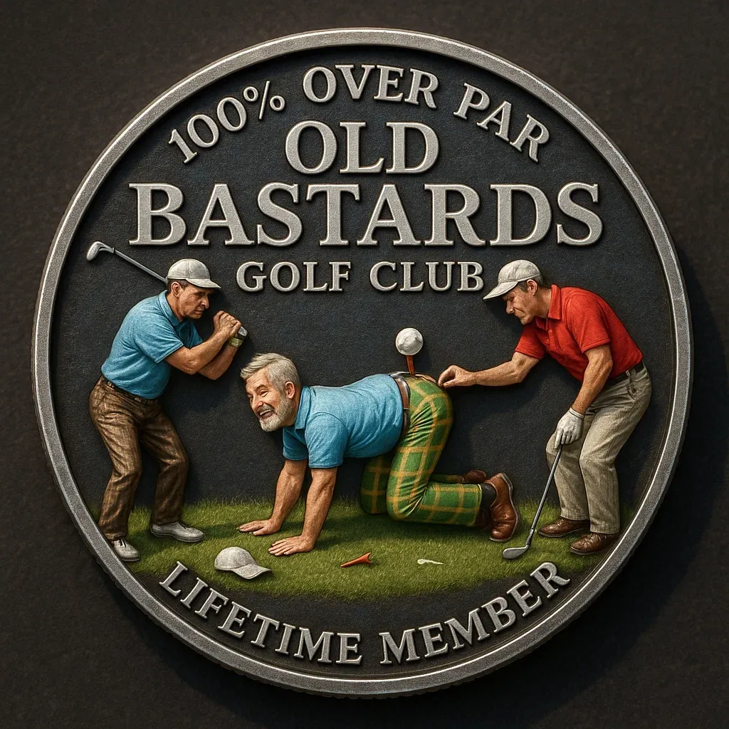 Golf Humor Commemorative Coin