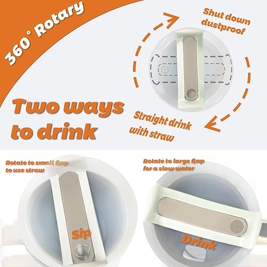 40 OZ Tumbler Lids Fit for Stanley Cup