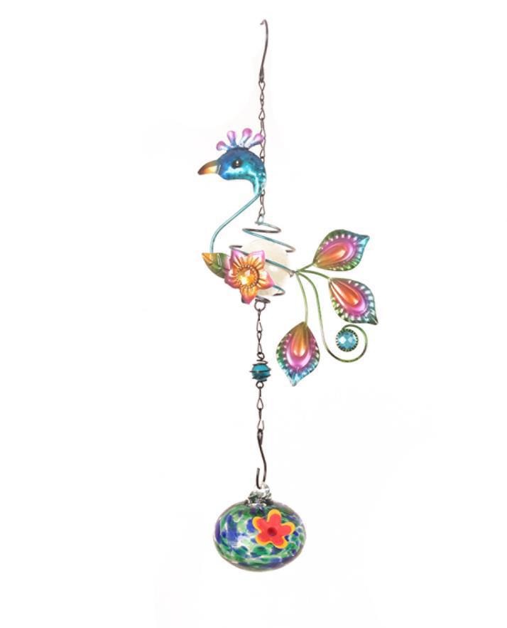 Dragonfly Wind Chimes Glass Bird Feeders