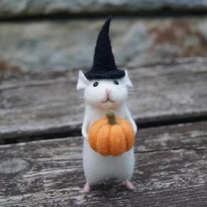 Cute Felt Mouse Ornament