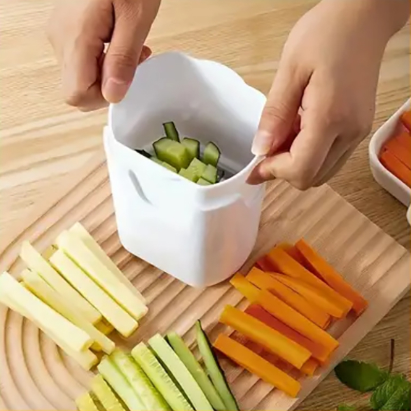 Chip Chop🥔🌶️🥒 - 2 in 1 French Fry Cutter