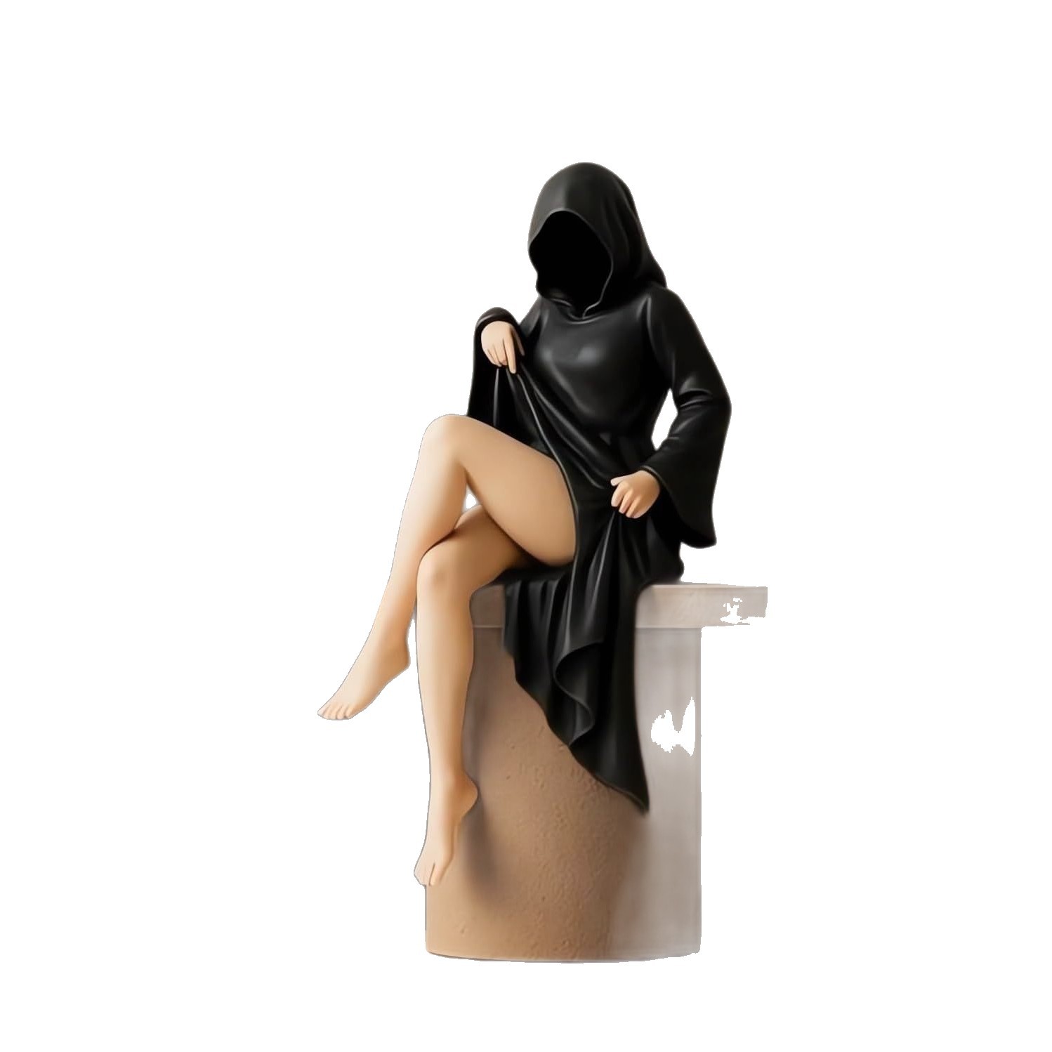 🖤Mysterious Cloak Figurine