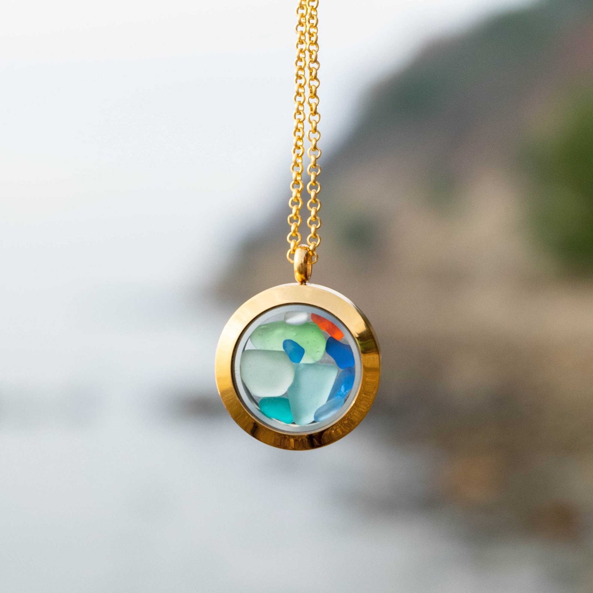 ✨Sea Glass Necklace - DIY your Exclusive Memory on Neck
