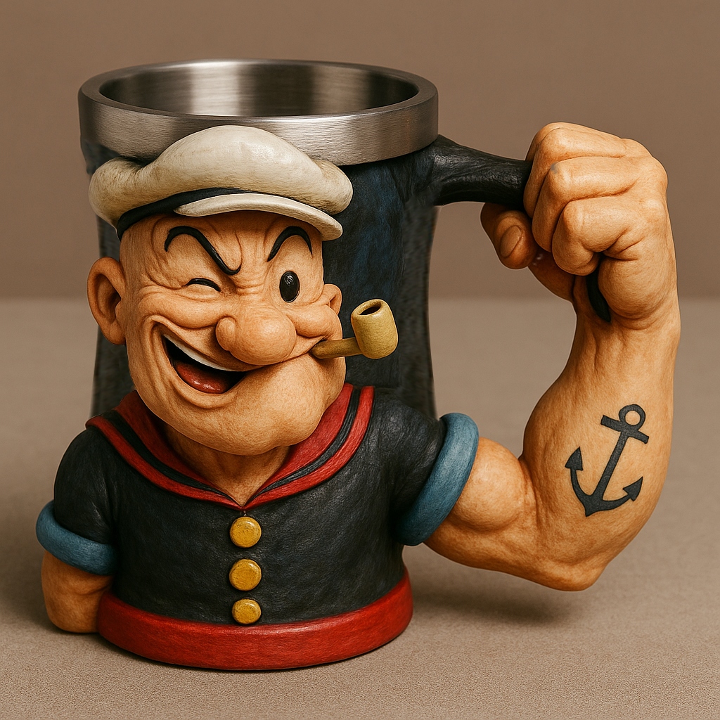 🌲Christmas Gift--3D Popeye Power Mug