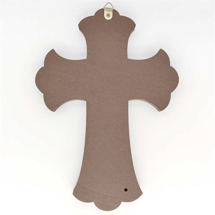 ✝︎ Handcrafted Wooden Cross Decor - Bless Your Space with Color