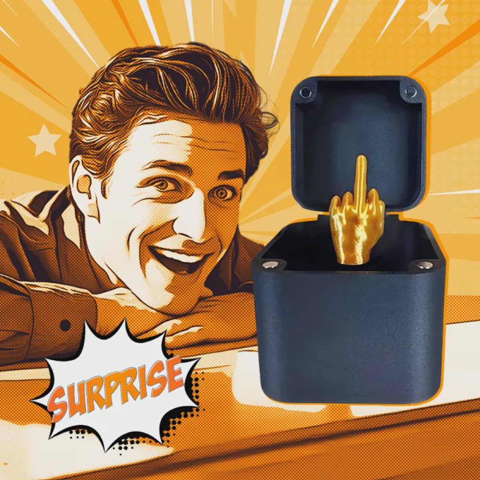 Funny Middle Finger🖕 / Heart❤️ / Rose🌹 Box