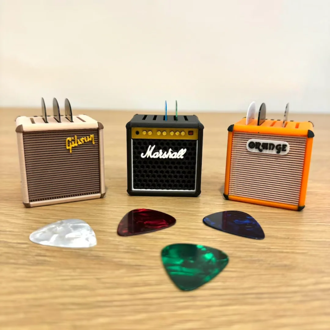 Mini Guitar Amp Pick Holder