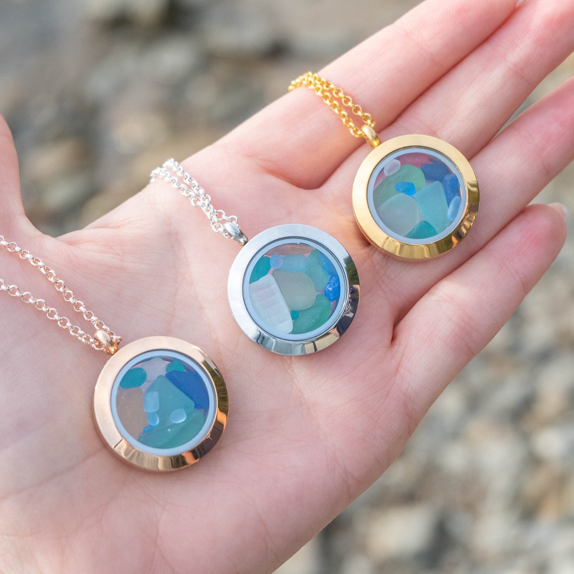 ✨Sea Glass Necklace - DIY your Exclusive Memory on Neck