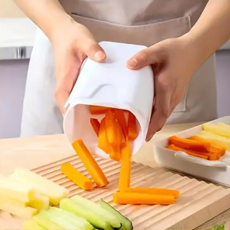 Chip Chop🥔🌶️🥒 - 2 in 1 French Fry Cutter