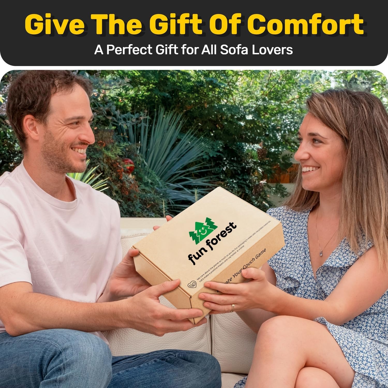 🍸Bamboo Couch Cup Holder