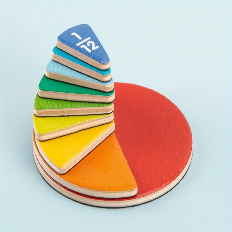 🔥Last Day 48% OFF-⭐Montessori Magnetic Book Fraction Puzzle For Children