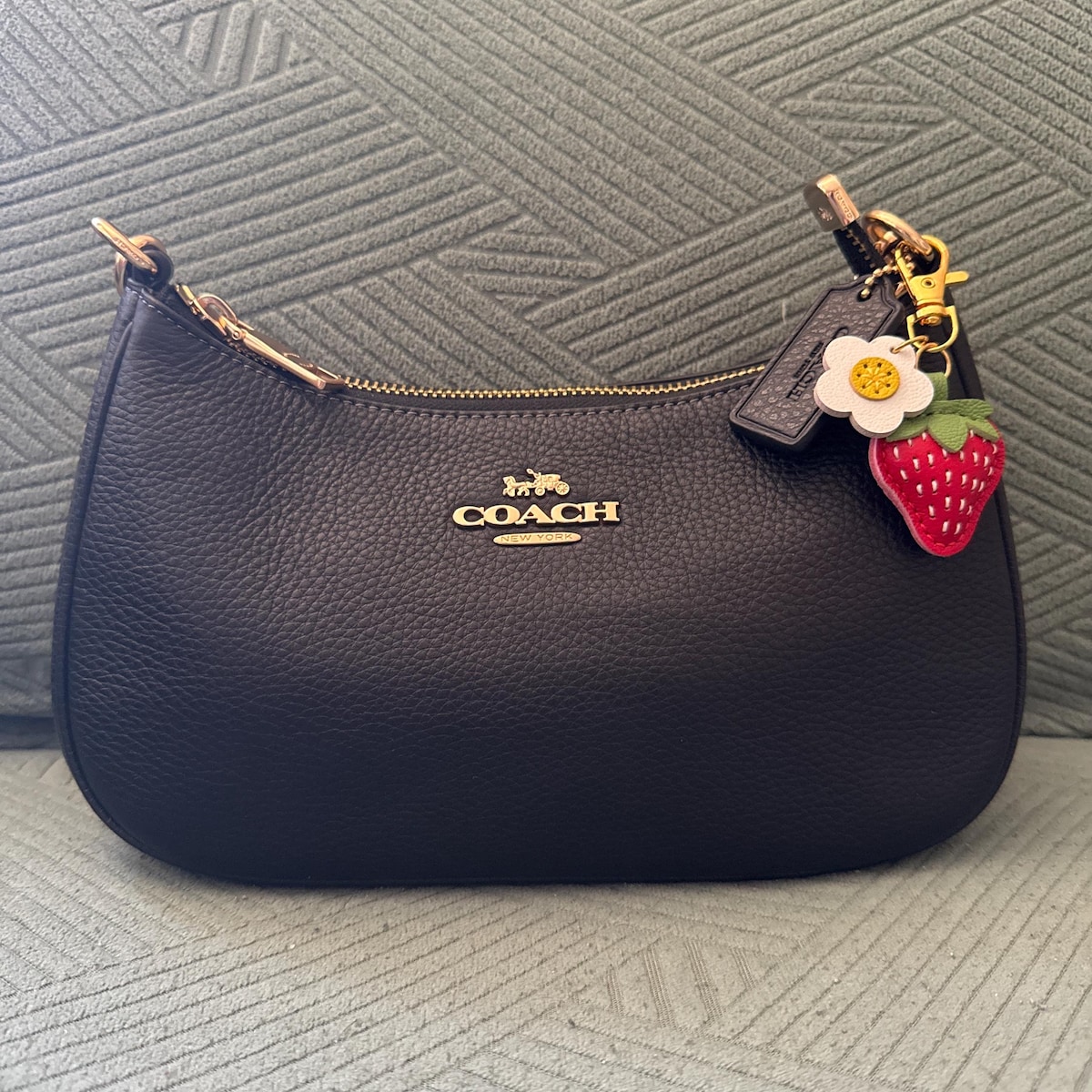 🍊🌼Leather Fruit And Flower Key Fob