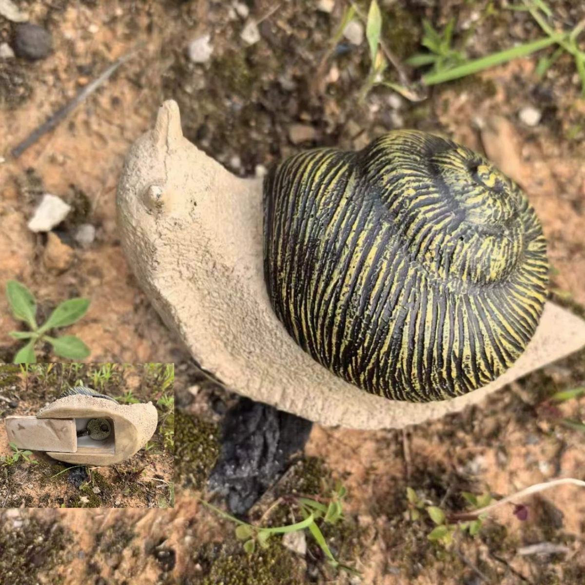 Garden ornament - Hiding Keys and Money