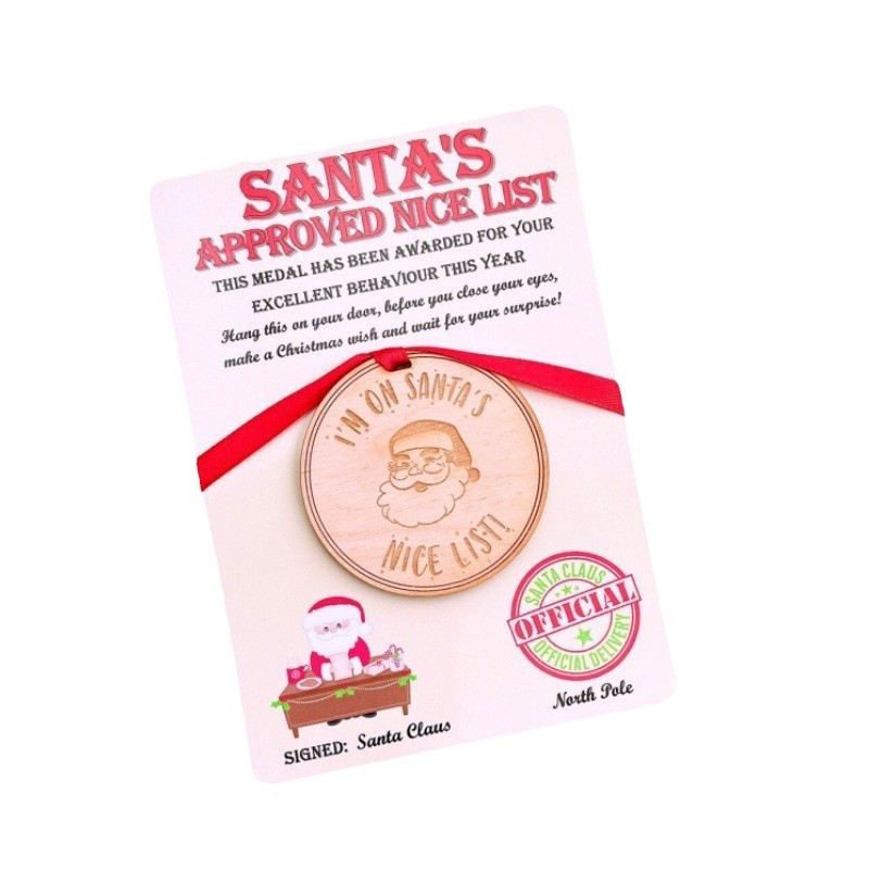 Santa's Nice List Medal – Make Christmas Eve Magical! 🎅