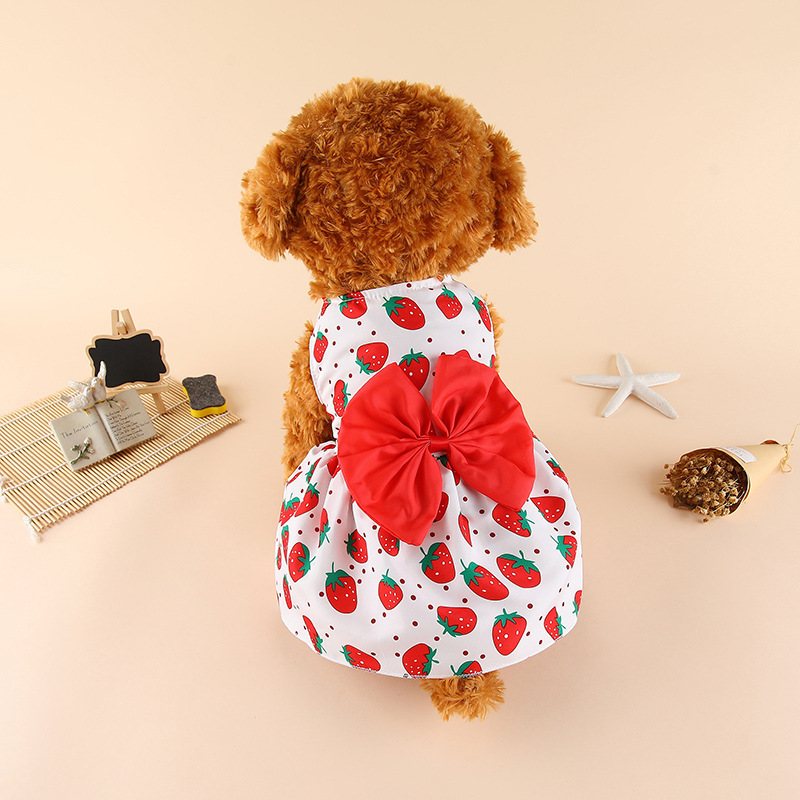 Colorful Pet Dress – Adorable & Comfortable for Cats & Dogs!