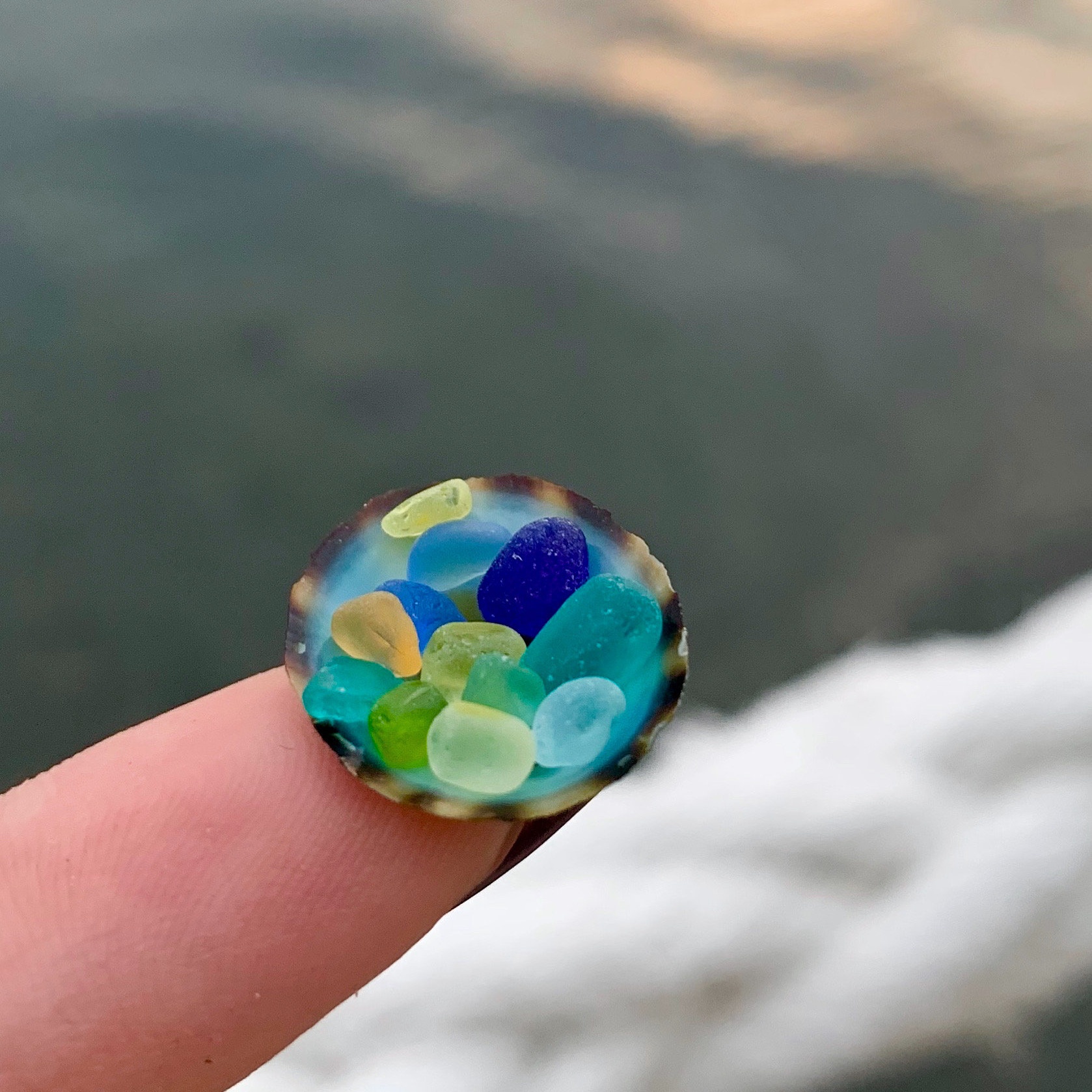 ✨Sea Glass Necklace - DIY your Exclusive Memory on Neck