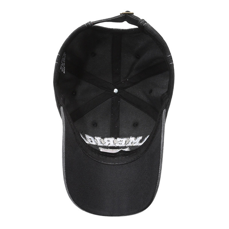 AMERICA EST. 1776" Patriotic Embroidered Denim Cap – A Tribute to Freedom