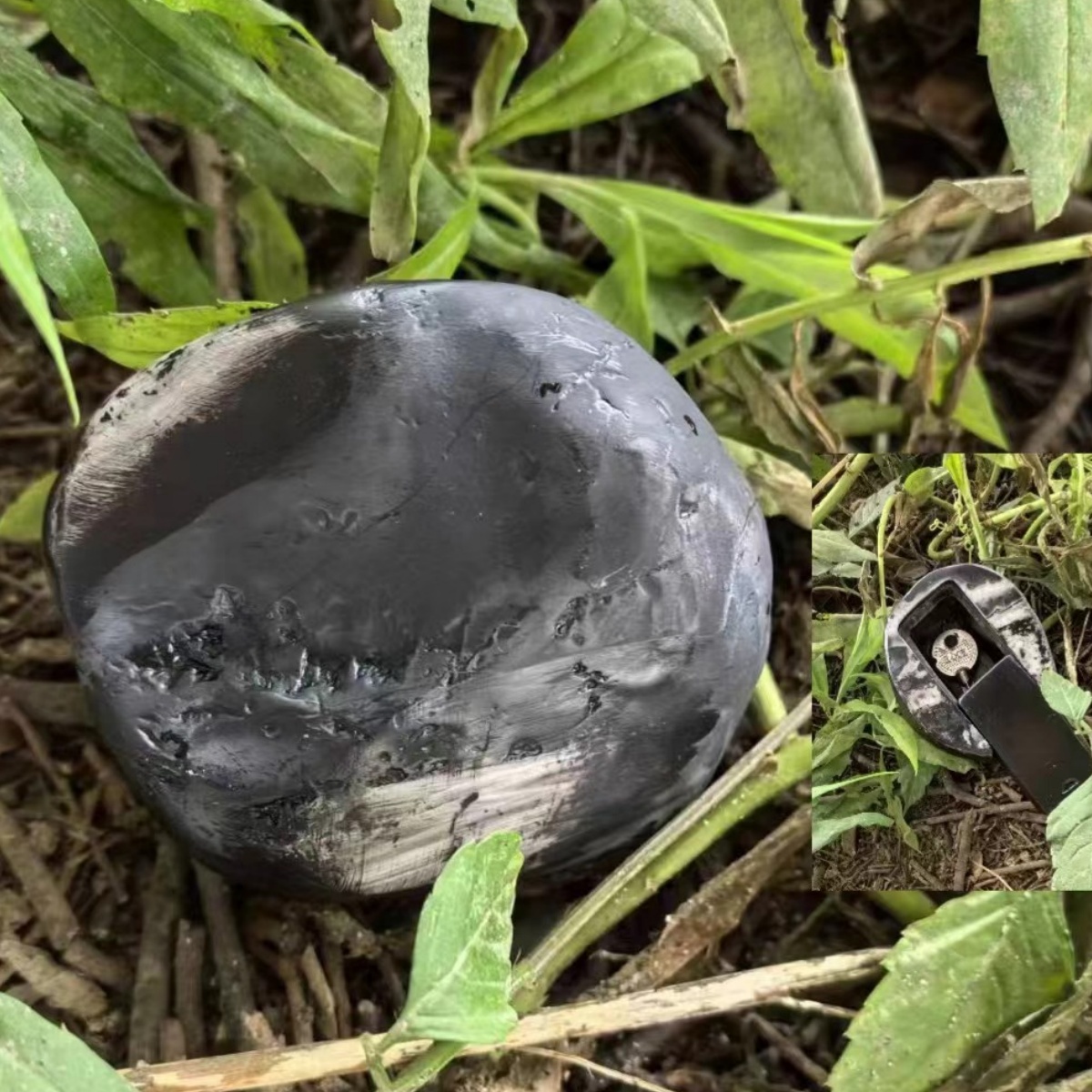 Garden ornament - Hiding Keys and Money