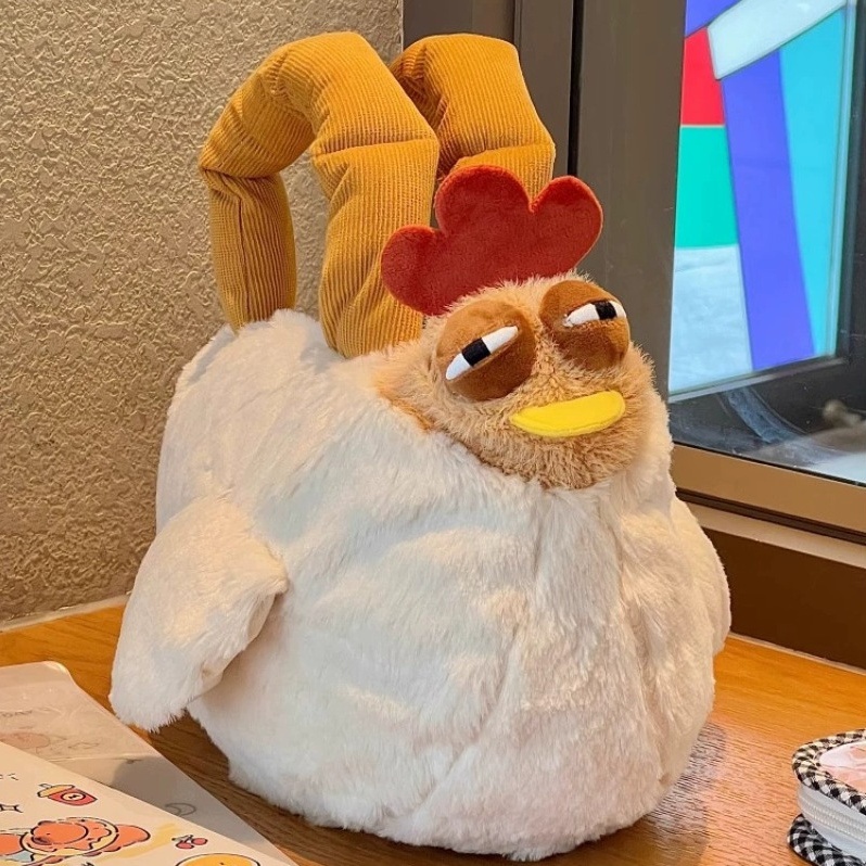 🐔Emotional Support Rooster Bag - A weary yet humorous companion😪💪
