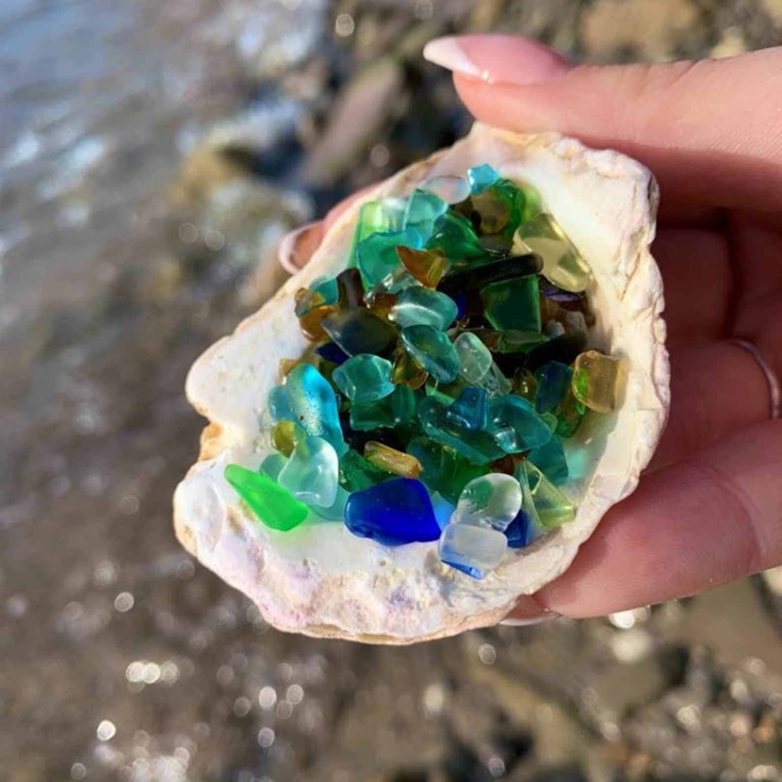 ✨Sea Glass Necklace - DIY your Exclusive Memory on Neck