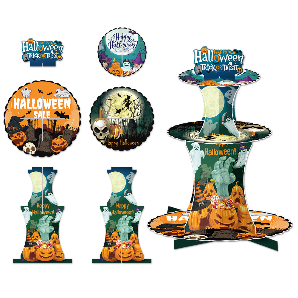 🎃Hot Sale 49%OFF-🍰Halloween Dessert Decoration Stands