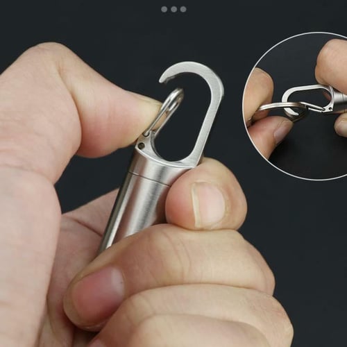 Stainless Steel Pill Box-In Case of Unexpected Situation