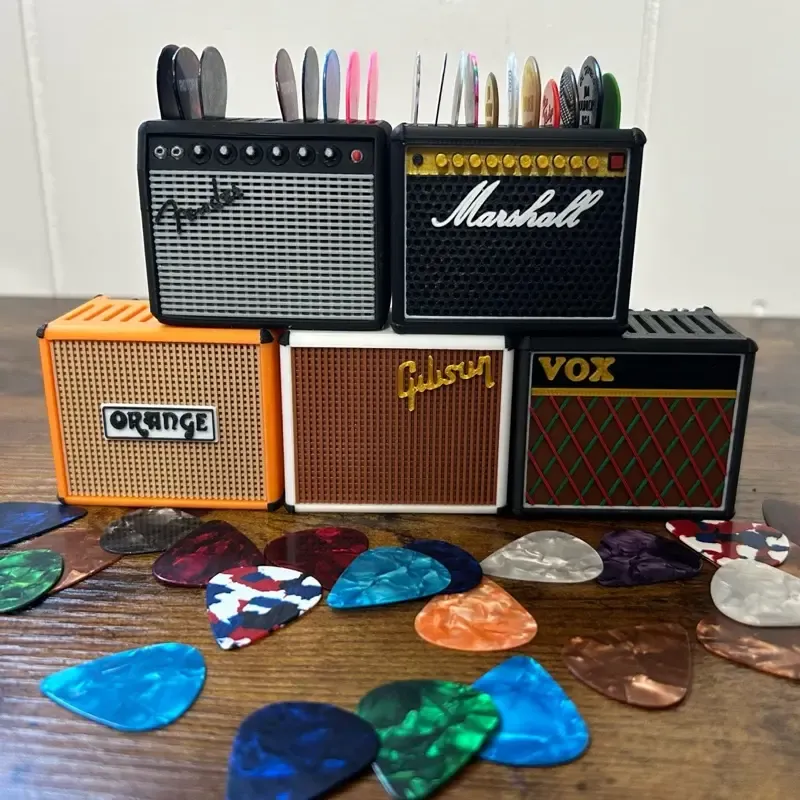 Mini Guitar Amp Pick Holder
