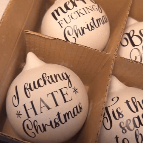🎄 Early Christmas Sale 🎁Christmas Funny Offensive Bauble-Rude Baubles