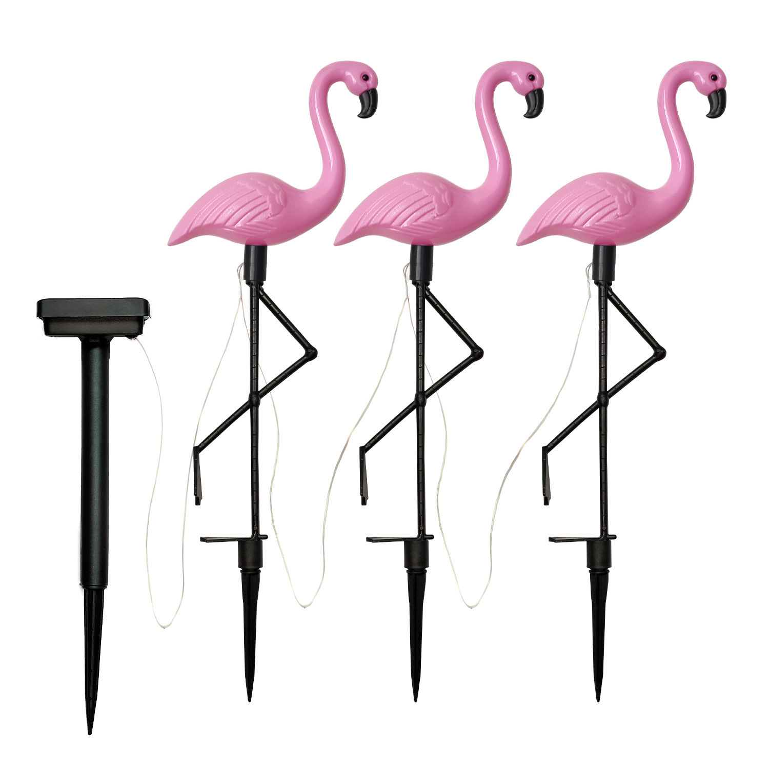 Pink Flamingo-Solar Floor Lamp