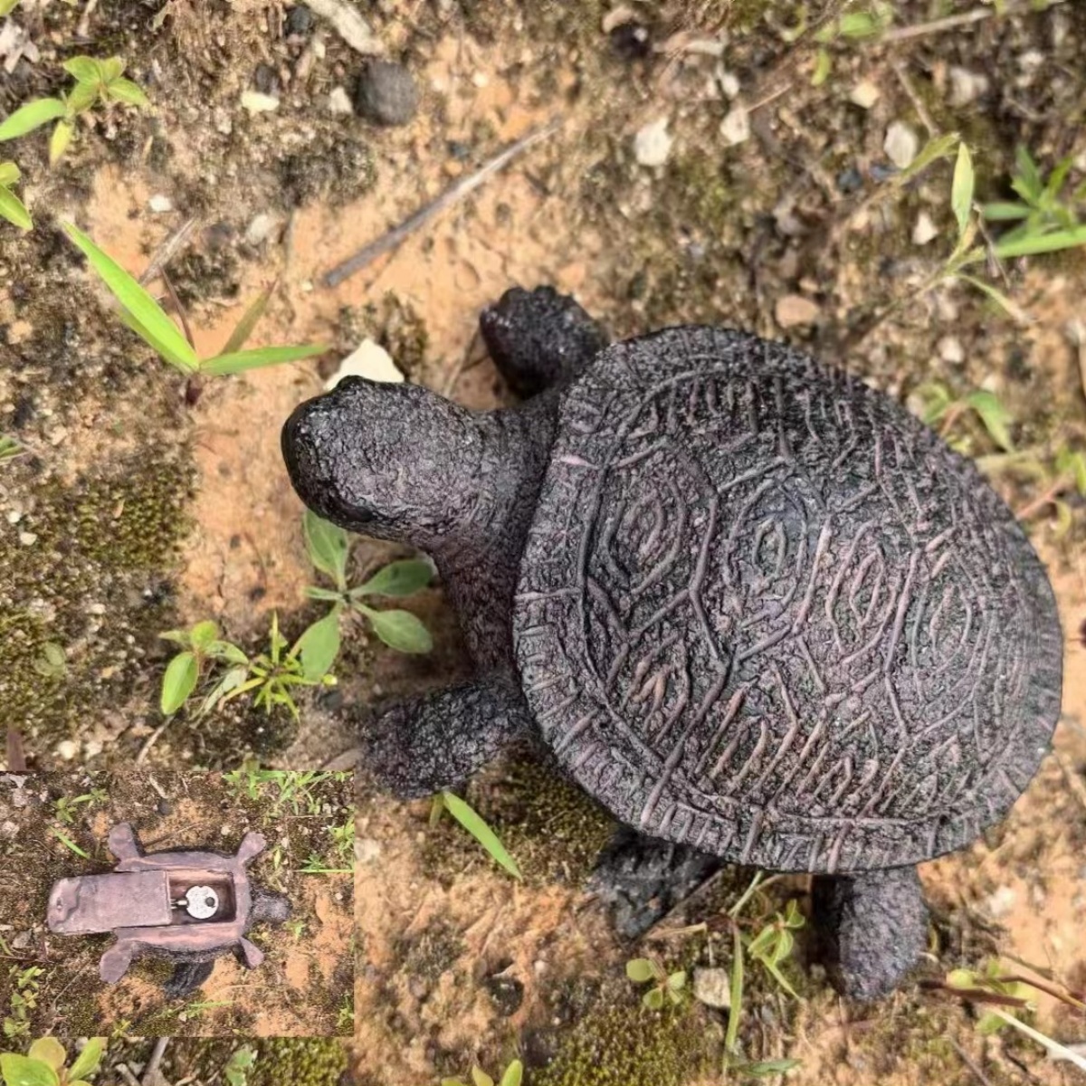 Garden ornament - Hiding Keys and Money