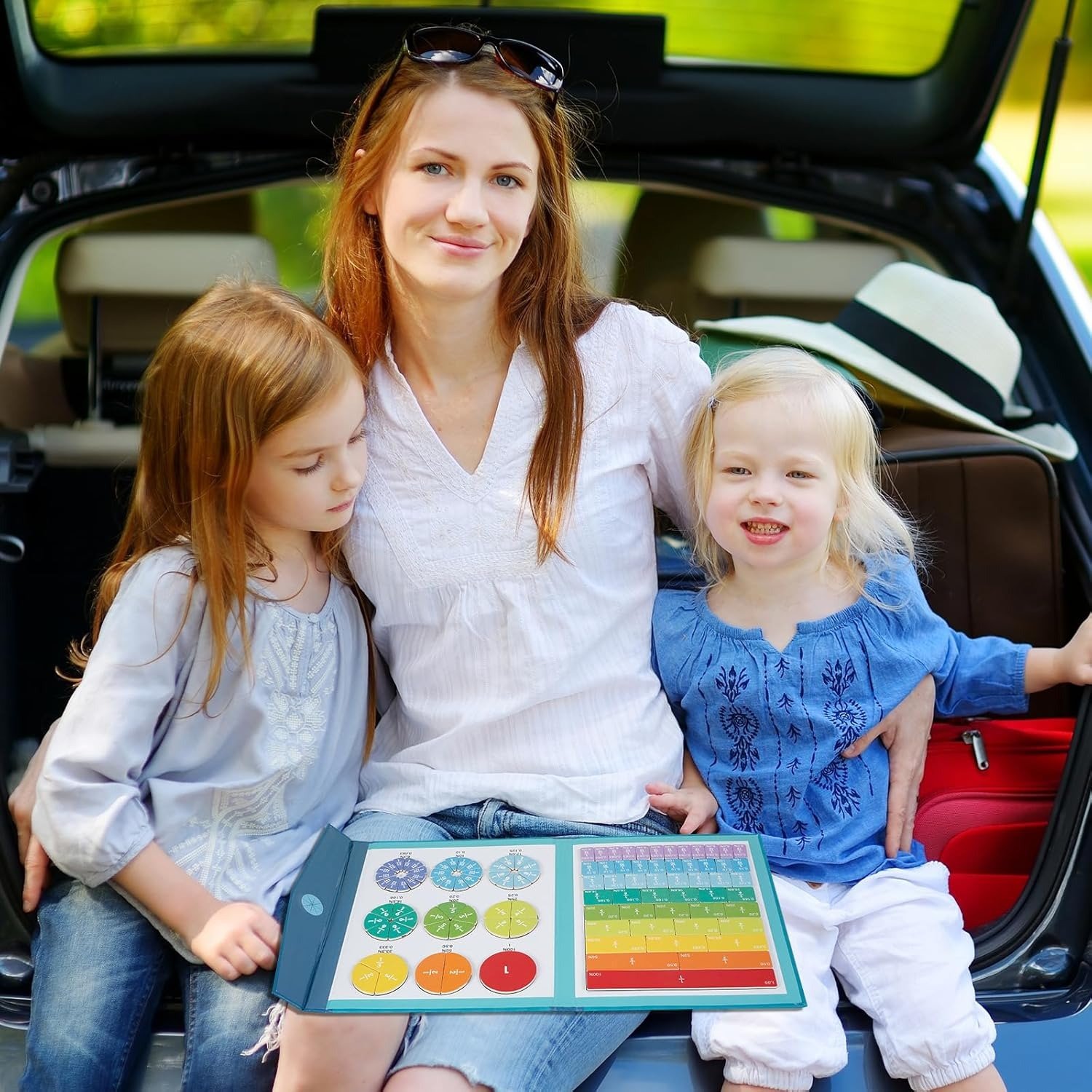 🔥Last Day 48% OFF-⭐Montessori Magnetic Book Fraction Puzzle For Children