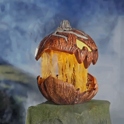 Halloween Scary Pumpkin With Lights 👻