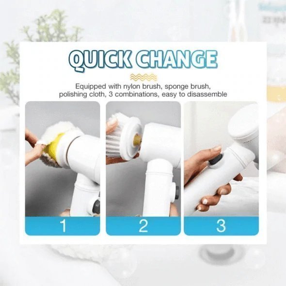 Handheld Electric Spin Scrubber