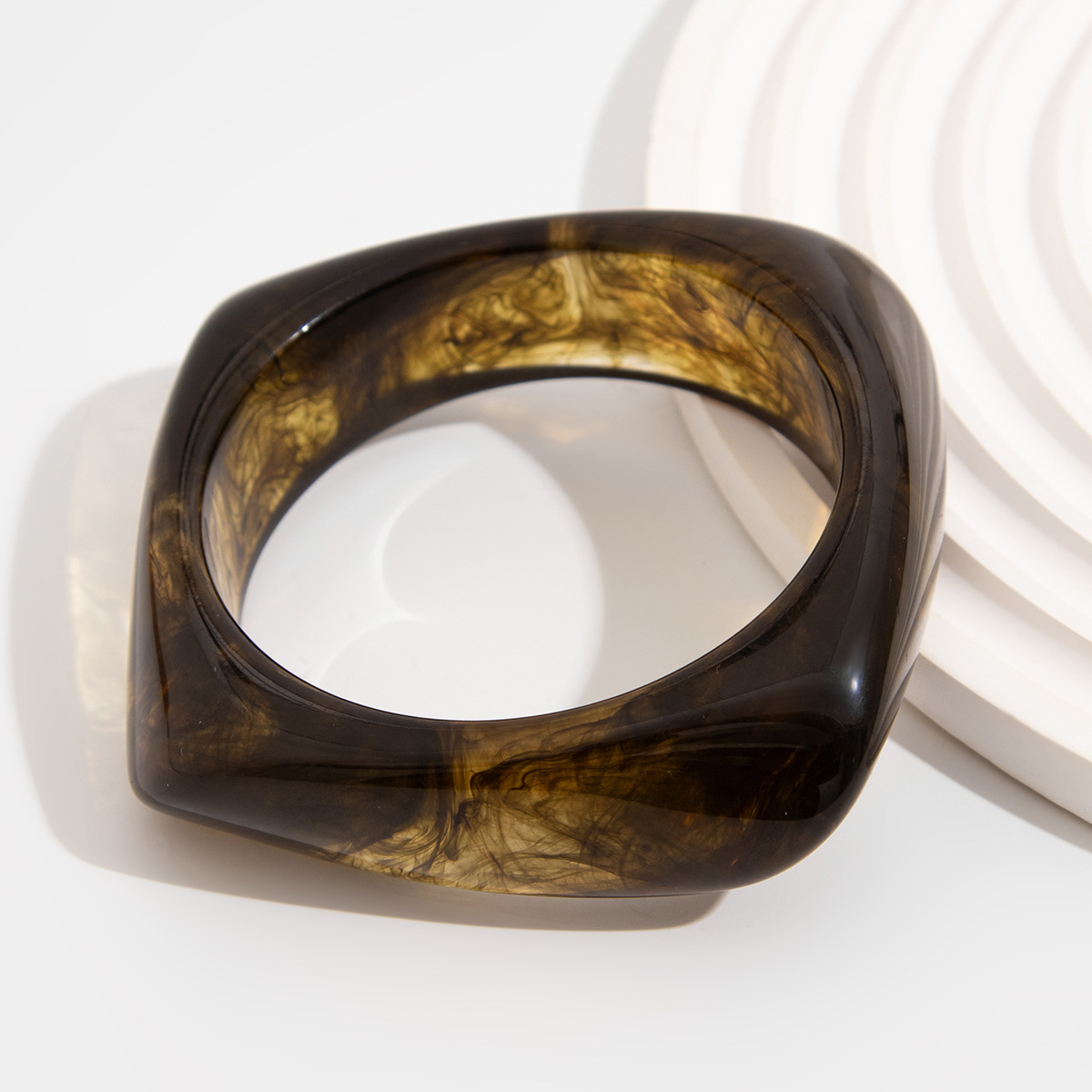 Acrylic Statement Bangle – Bold, Colorful & Versatile