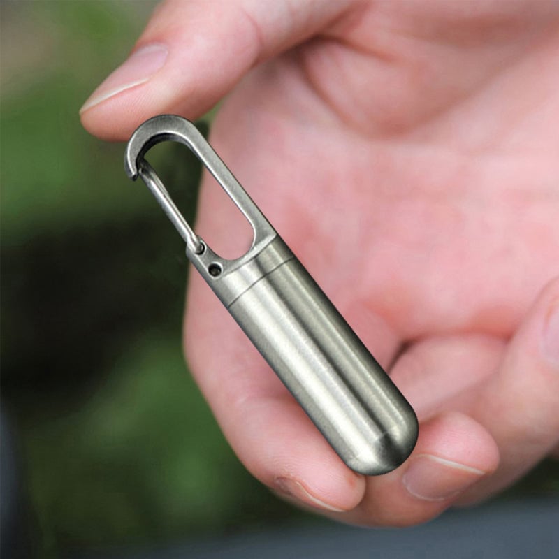 Stainless Steel Pill Box-In Case of Unexpected Situation