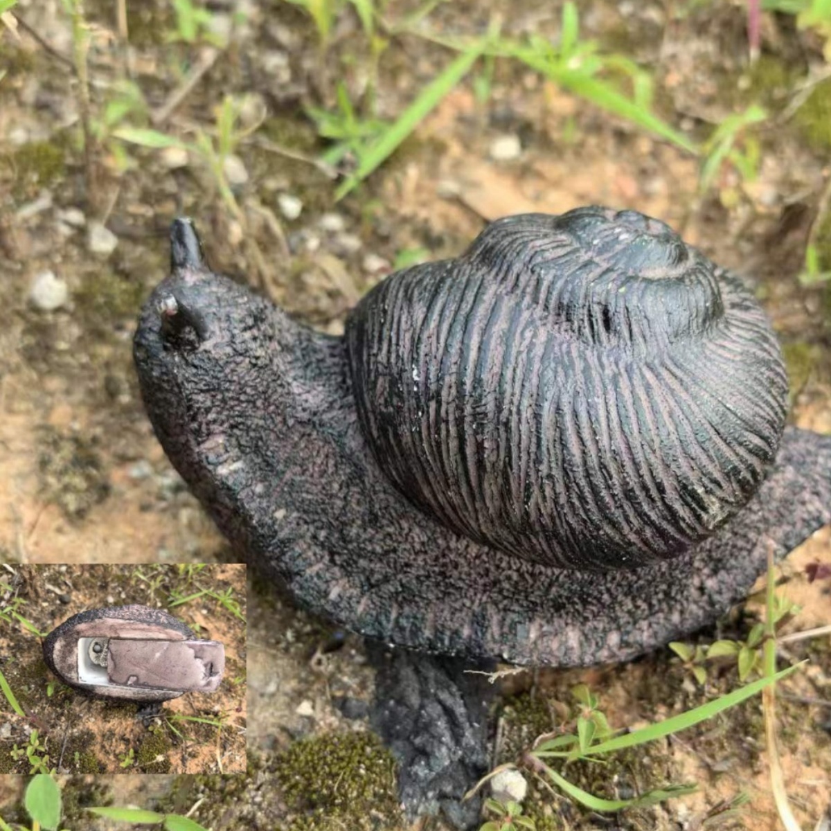 Garden ornament - Hiding Keys and Money