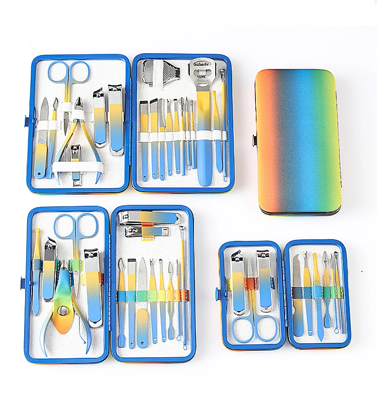 🔥Multicolor Stainless steels Manicure Set