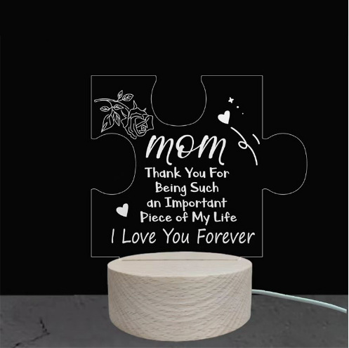 Acrylic Nightlight Gift - Show Love to Your Families and Friends