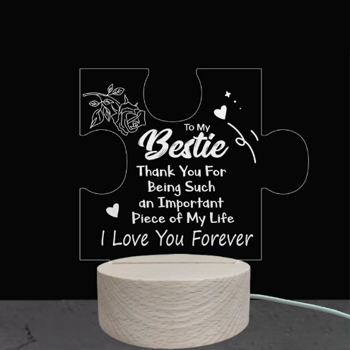 Acrylic Nightlight Gift - Show Love to Your Families and Friends