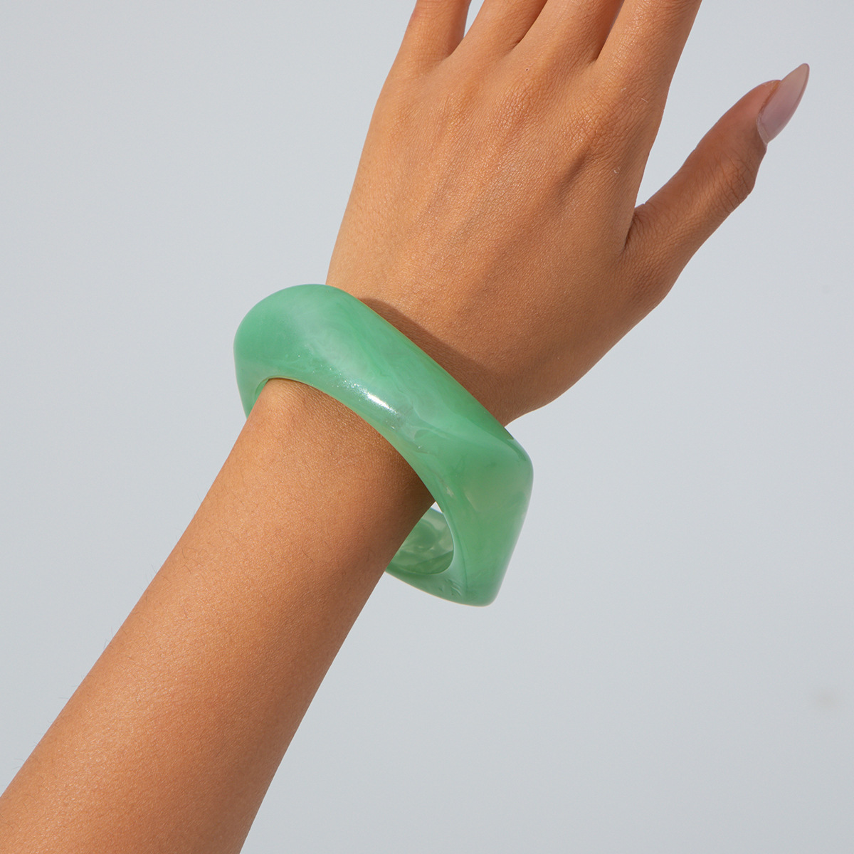 Acrylic Statement Bangle – Bold, Colorful & Versatile