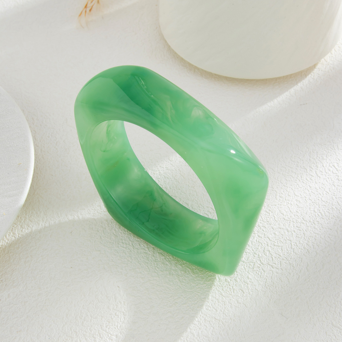 Acrylic Statement Bangle – Bold, Colorful & Versatile