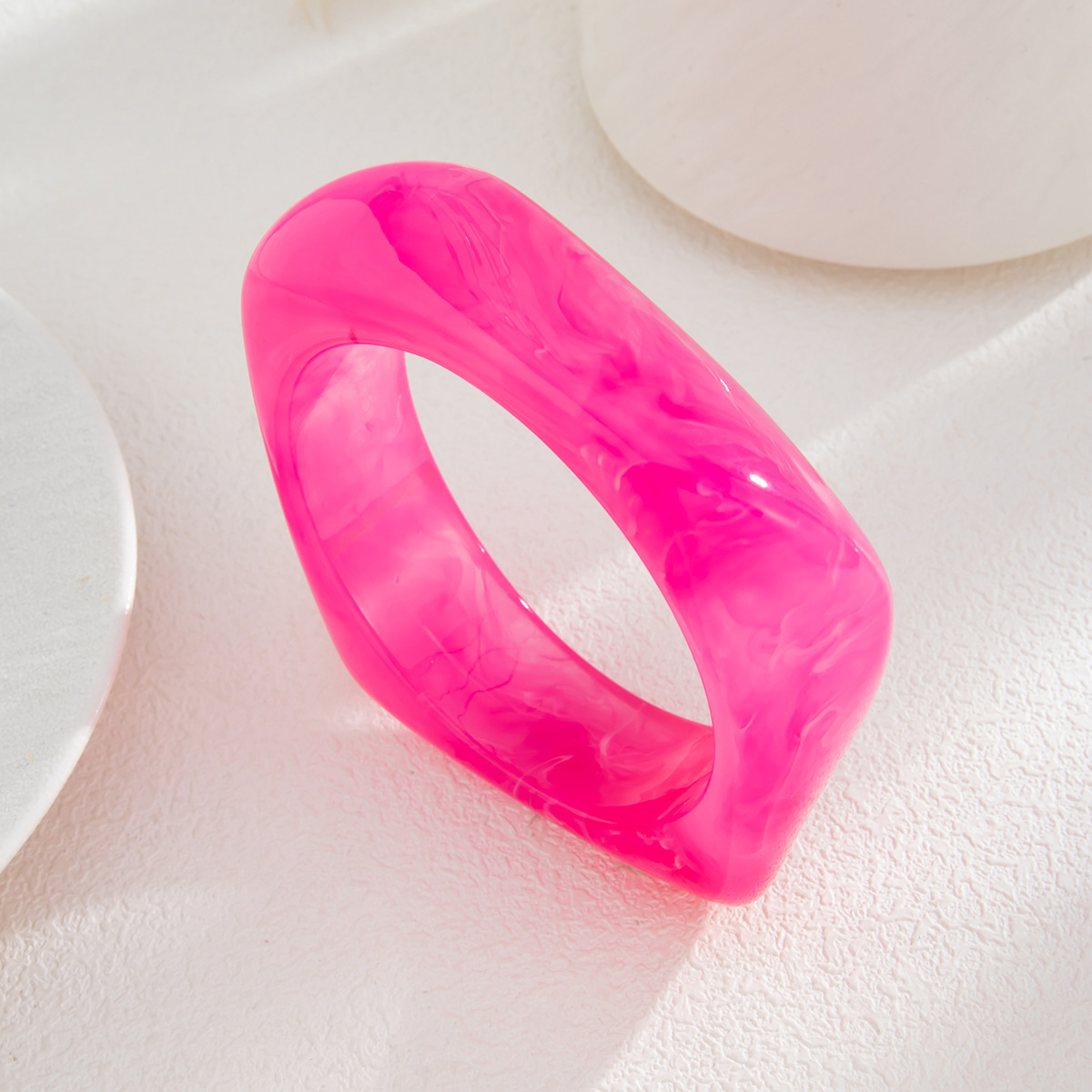Acrylic Statement Bangle – Bold, Colorful & Versatile