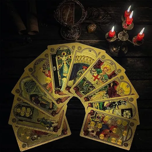 🔥Explore the Mystical World of Tarot Gold Foil Tarot🔮