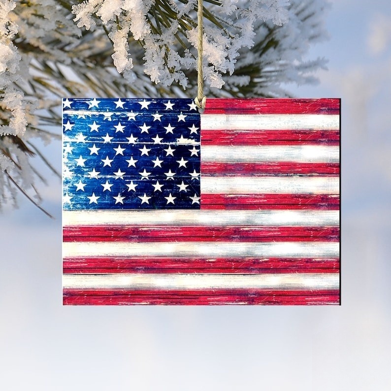 🔥Independence Day Decor - Patriotic Wooden Ornament