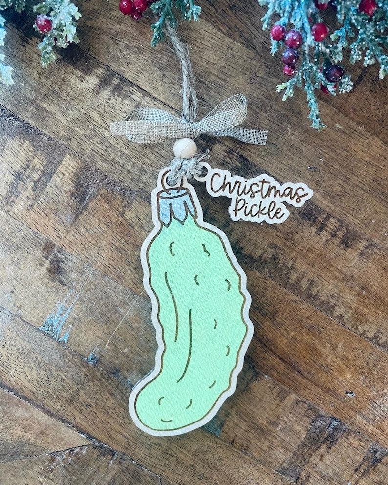 🥒Christmas Pickle Money Holder Ornament