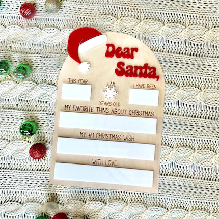 🎄🎉Dear Santa Sign