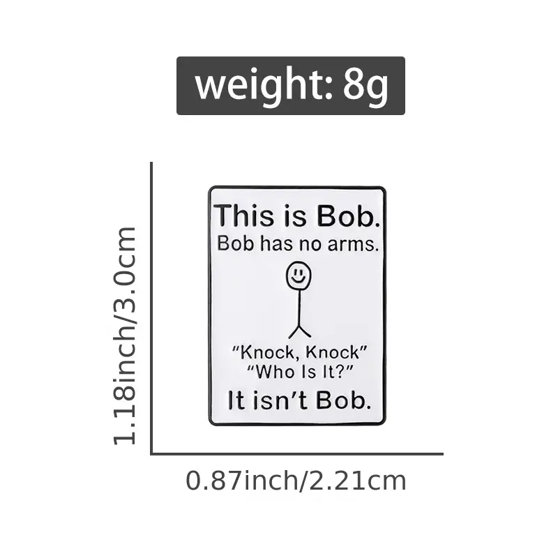 Funny Metal Pin Badge