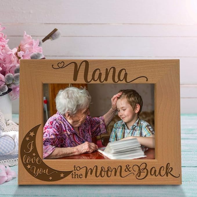 I Love You to the Moon and Back Photo Frame