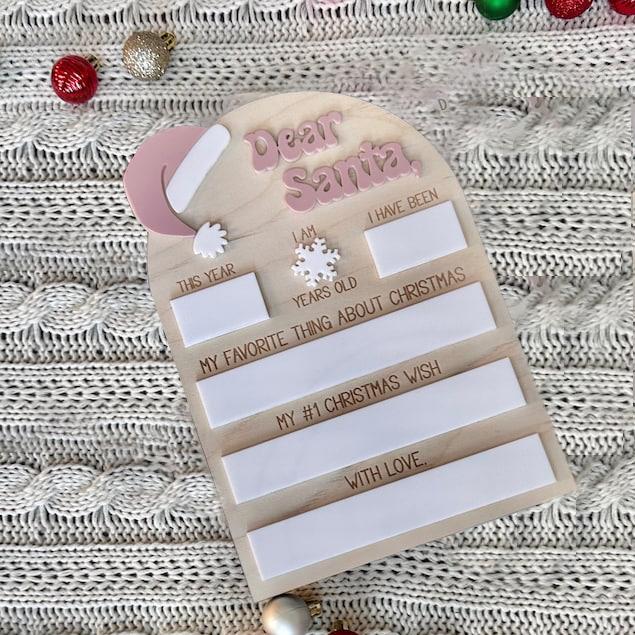 🎄🎉Dear Santa Sign